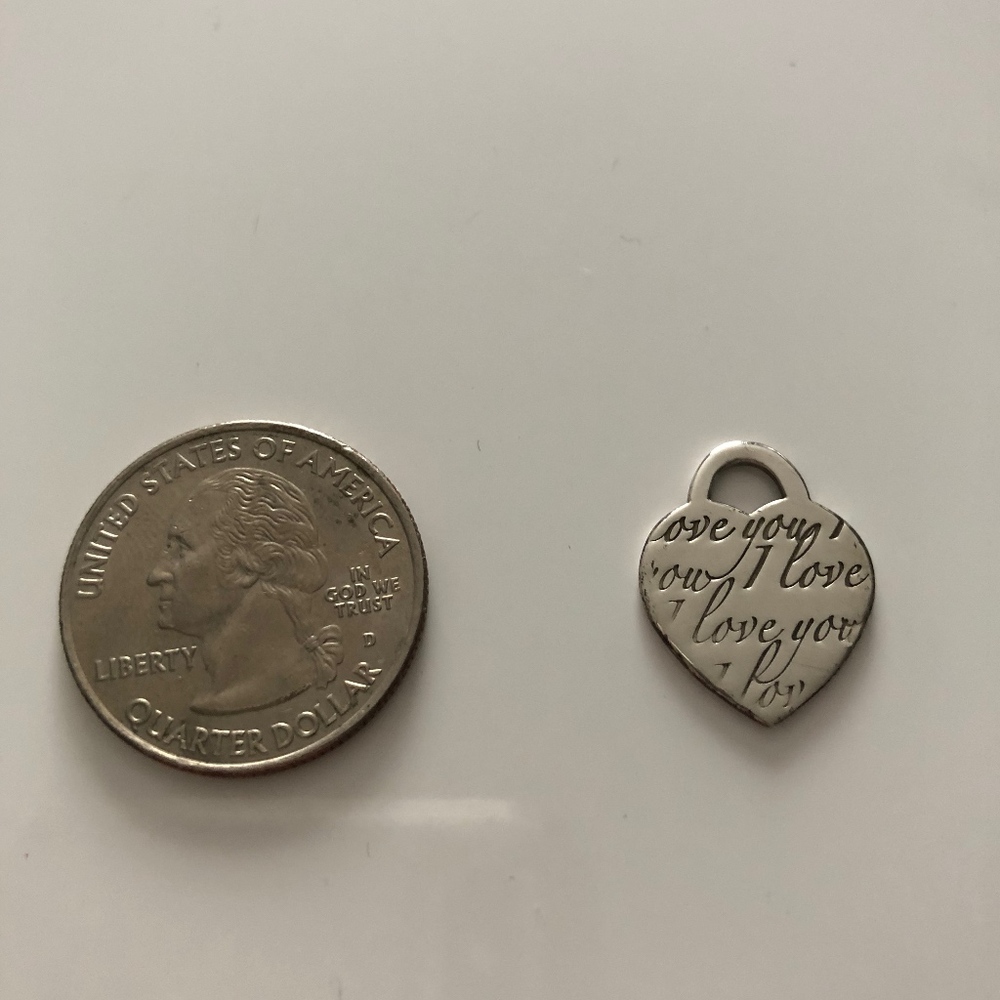 Tiffany and and C. "I Love You" Pendant